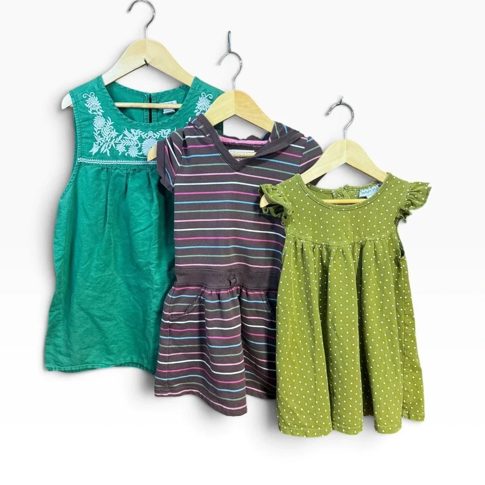 Girls 3pc Lot Old Navy Gap Dresses Top Size 4T back to school bundle